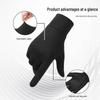 Men's Windproof Touchscreen Ski and Running Gloves - Non-Slip Outdoor Sports Gear for Spring and Autumn.
