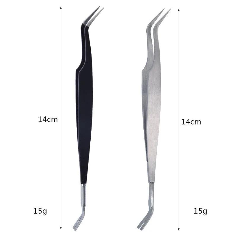 1/2 In 1 Stainless Steel Tick Removal Tool for Pets Quick Effectively Remove Ticks from Cat Dog Professional Tweezers