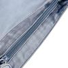 PRADA Triangle logo Silk satin Shoulder Bag Satin Light Gray Women Used