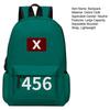 TV Character Backpack Game Cosplay Schoolbag with Large Main Bag And Internal Partition Number Printing Rainproof Backpack