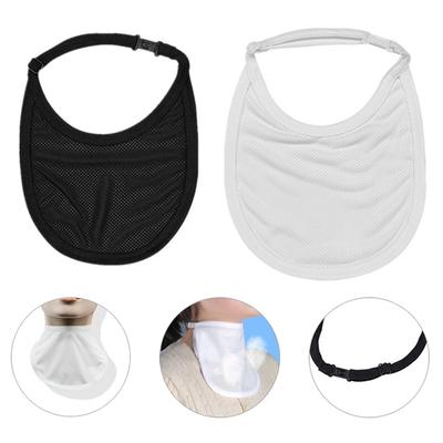 Cánula Traqueal Tubo de Traqueostomía Tapa para Viento Cubierta Antipolvo Ajustable Blanco Negro Paquete de Cuidado Específico para el Paciente con Tubo de Traqueostomía