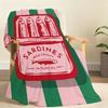 Colorful Retro Herringbone Pattern Blanket Soft Throw Blanket for Home Bedroom Bed Sofa Picnic Travel Office Cover Blanket Gift