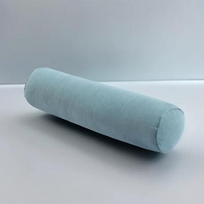 Zylindrisches Dekokissen, einfarbig, samtig, für Pediküre, Schönheit, Fußkissen, Kopfteil, Nackenkissen, Kissen, Sofakissen, Süßigkeitenkissen