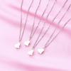 4 Piece Four Leaf Clover Stitching Necklace Magnet Stone BFF Friendship Heart Pendant Chain Choker Necklace Jewelry