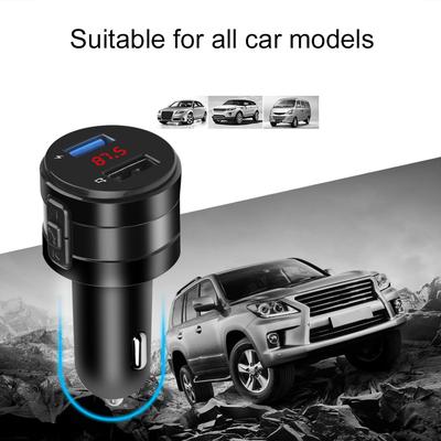 Trasmettitore FM Bluetooth Lettore MP3 per auto 3.1A Doppie porte USB Caricabatteria per auto Kit modulatore vivavoce Adattatore di ricarica per telefono