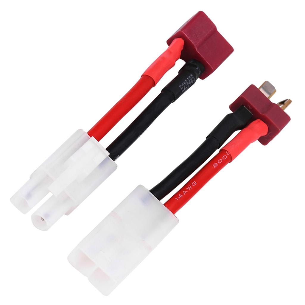 Duty Duty 2pcs T Plug To Cable Male to Male Female Adapter Cable 14 RC Wire RC Accessory, to Connect Battery with sy Use