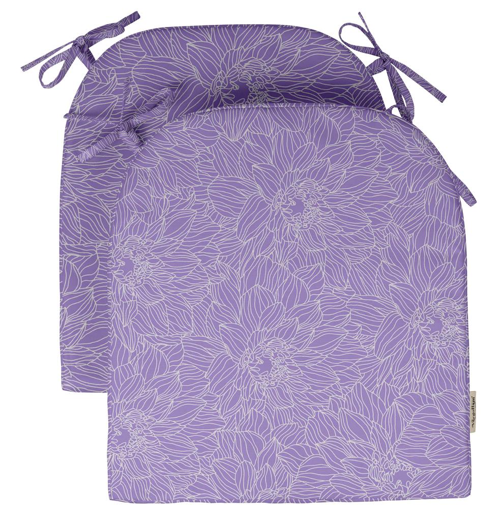 Vargottam Non Slip Dining Chair Cushion U-Shaped Printed Indoor Outdoor Chair Pads Home Decor Reversible & Machine Washable