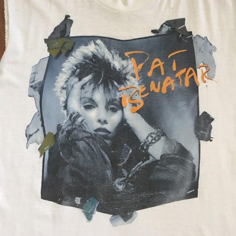 

Rare! Pat Benatar White Shirt Unisex Concert S to 5XL DO542 Unisex T-Shirt XXXXL