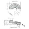 Balamale de Ușă Multifuncționale din Oțel Carbon 90/180/95 Grade pentru Soluții Moderne de Accesorii pentru Bucătărie și Echipamente Industriale