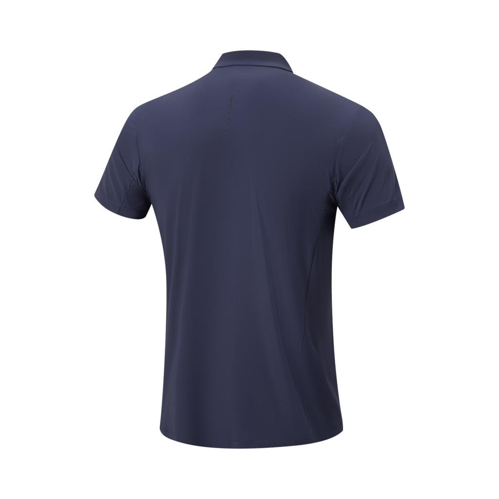 Li Ning Honor Series Simple Versatile Soft Fashion Comfortable Short Sleeve Polo Shirt Men Tops APLW295-5