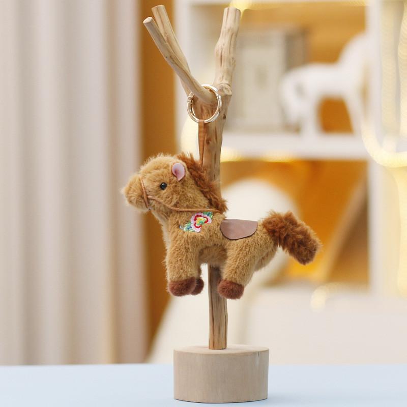 Plush Pony Keychain With Soft Short Plush For Kids And Collectors