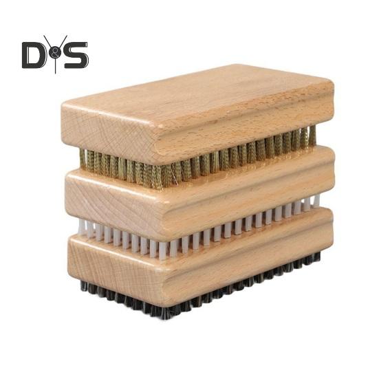 1/3ks štětec na vosk na snowboard Sada vosk na snowboard Nylon/mosaz/štětec na žíně na snowboard voskování leštění stínování
