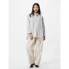 Uniqlo Cotton Oversized Shirt  Stripe  A