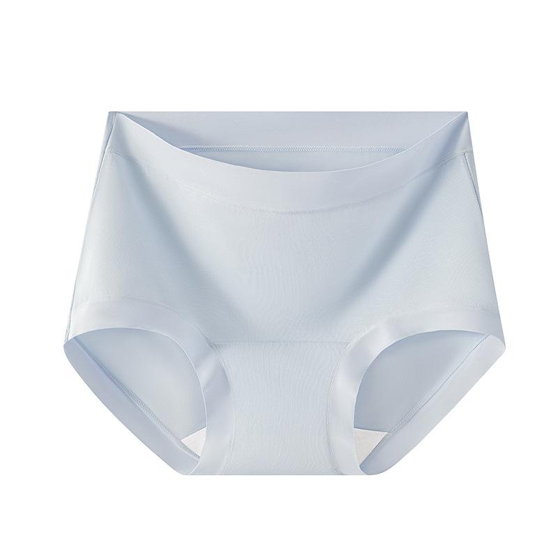 Ladies Spring and Summer Pure Cotton Silk Antibacterial Long Crotch Comfortable Breathable Waist Triangle Briefs