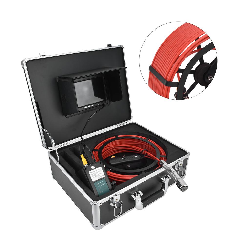 Industrial Endoscope AHD 1080P Borescope Camera Video Recording Adjustable LEDs 20m Detection 5X