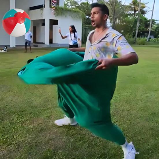 Hra na dvorek Granny Pants Set Obří venkovní hry s míči a kužely Zábavné trávníkové hry pro rodinná setkání, večírky, pikniky