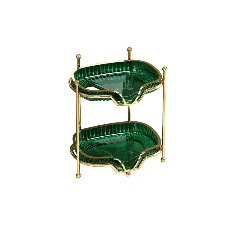 

Легкая Роскошная Двухслойная Мыльница для Ванной Самодренажная Подставка для Мыла с Металлическим Кронштейном Аксессуары для Ванной