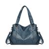 Retro Women's Handbag Shoulder Messenger Bag New Fashionable Large-capacity Soft Leather Mother Bag