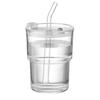 MidOcean Sip Straw Glass 400ml Tumbler