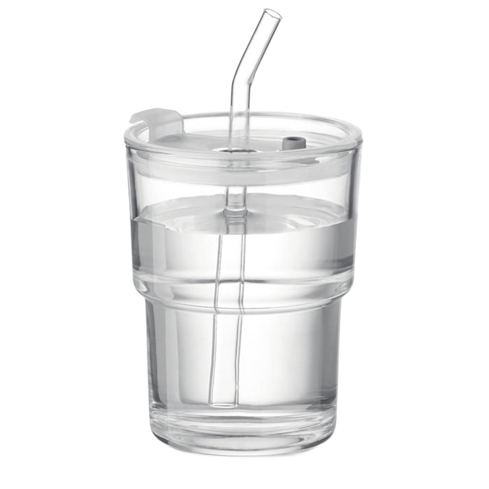 MidOcean Sip Straw Glass 400ml Tumbler