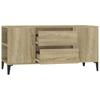 TV Stand in Sonoma Oak Finish 102 x 44.5 x 50 cm Particleboard