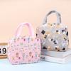 Lunch Bag Handle Insulation Cooler Bag For Women Kid Cartoon Animals Lunch Box Picnic Travel Portable Food Storage Thermal Bag