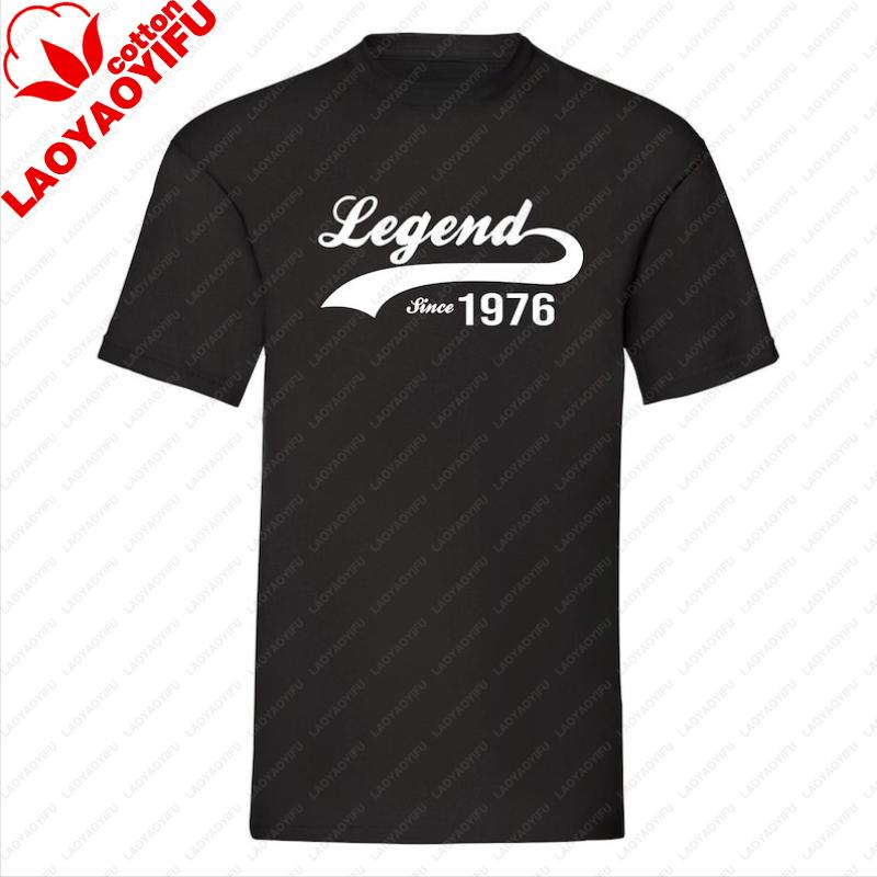 Legend Since Graphic TShirt Perfect 50th Birthday Gift for Men  Women Vintage 1976 Year Old Shirt Unique Idea Streetwear
