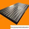 Three-Dimensional Cast Iron Welding Platform with Multi-hole Steel Fixture Clamp