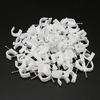 100Pcs Fixed Clips Round Nail Clips Easy Installation High-Strength Metal Steel Nails U-Shaped