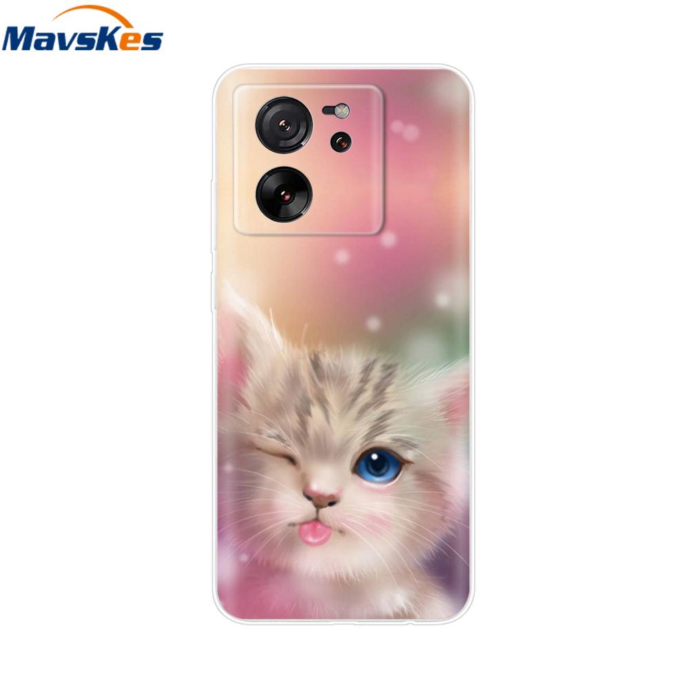 For Xiaomi 13T Pro 5G Case 13T 13 Soft Clear Silicone Bumper Phone Back Cover for Xiaomi 13 Lite 13T Pro Mi13T Shockproof Cases