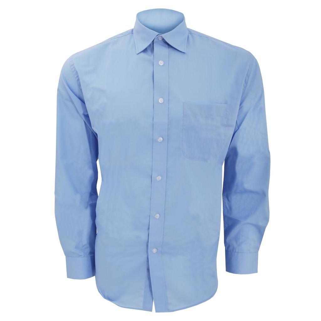 Kustom Kit Mens Long Sleeve Business Shirt