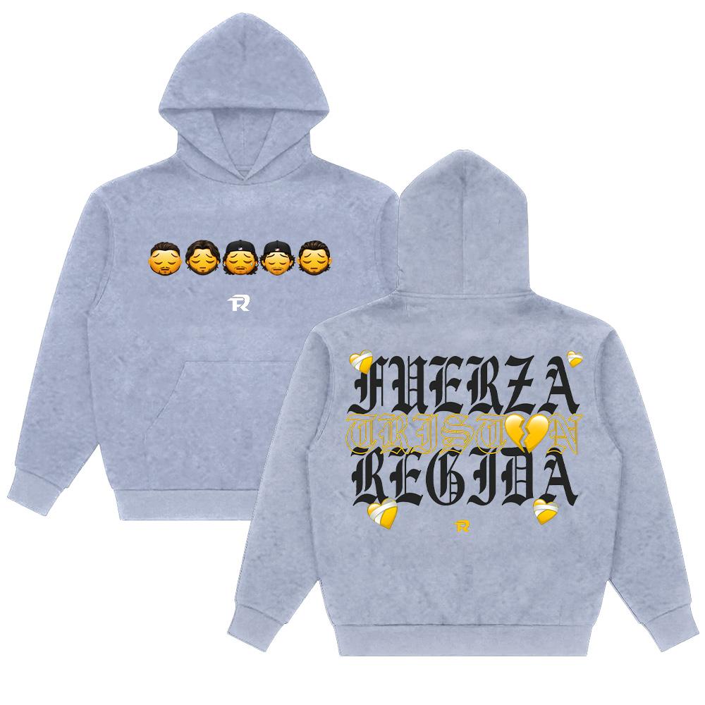 

Fuerza Regida Fr Triston Hoodie Autumn Winter Long Sleeve Sweatshirts Casual Unisex Streetwear Hip Hop Men Women Loose Clothing Men and women clothes XS