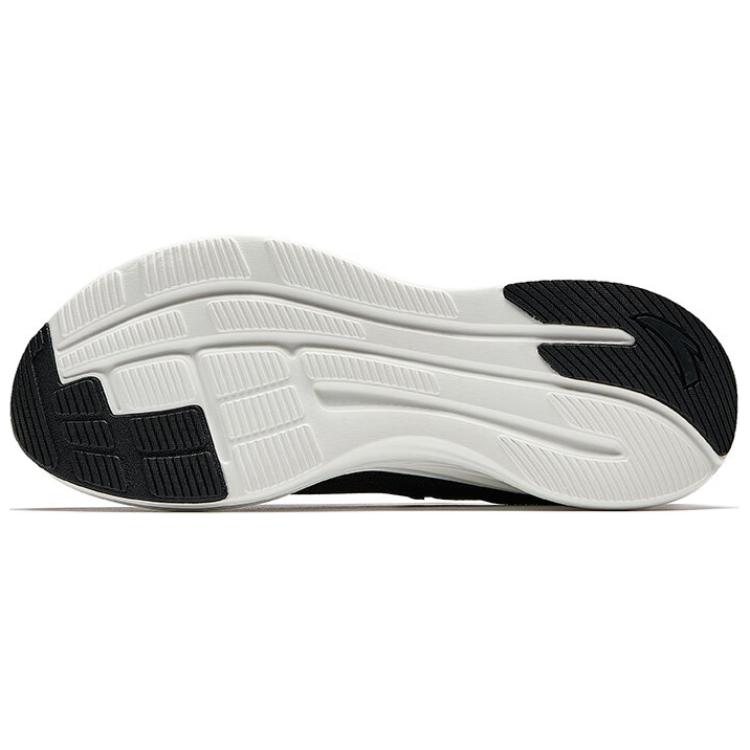 Anta Comfortable Fashionable Breathable Rebound Lightweight Low-Top Casual Running Shoes Women sneaker Black White 122525523-5