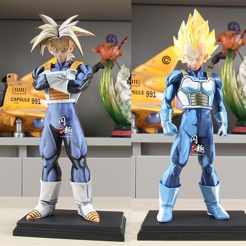 32cm Dragon Ball Torankusu Figure Vegeta Figurine Comic Color Trunks Model Doll Desk Decora Statue Collection Toy Birthday Gifts