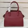 Lychee Patterned Top Layer Cowhide Tote Bag Genuine Leather Handbag Fashionable And Casual Large Capacity Women's Bag+single Shoulder Crossbody Bag