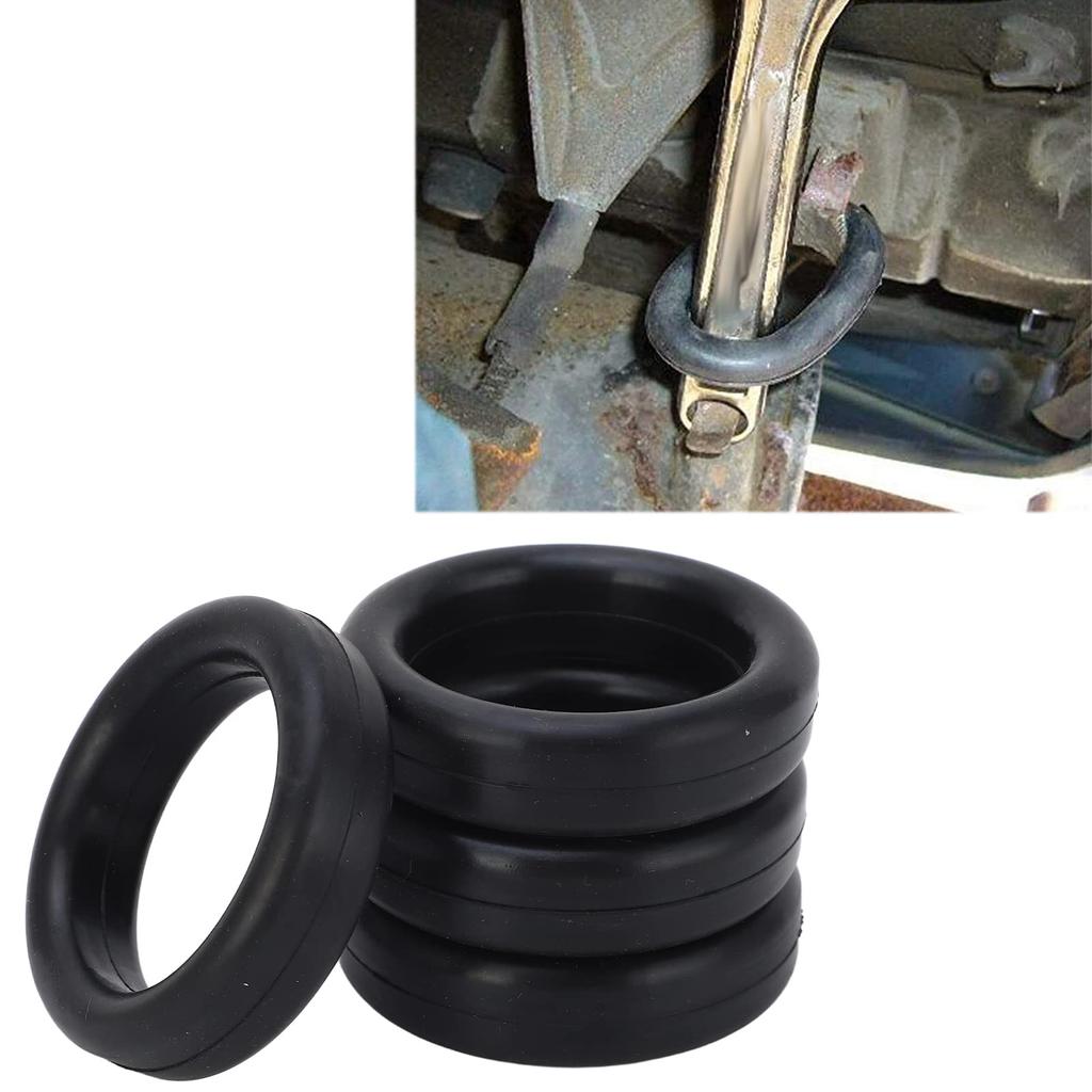 Muffler Exhaust Hanger Muffler Hanger Hanging Rubber O Ring Bushing Rubber Mounting Bracket 70mm