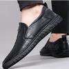 Men's Casual Leather Shoes Doudou Shoes Spring Versatile Comfortable Shoes Soft-soled Lazy Shoes Men's Shoes