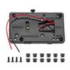 Professional V Mount Battery Plate with D Tap Output DIY Splitter Power Cable Wire for Video Cameras Power Solution