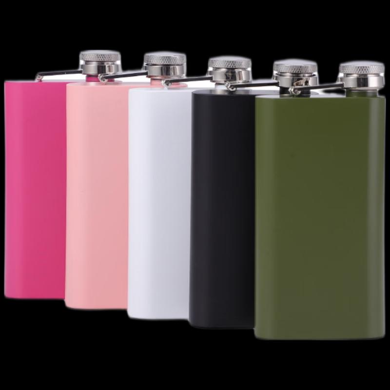 Portable 304 Stainless Steel Hip Flask