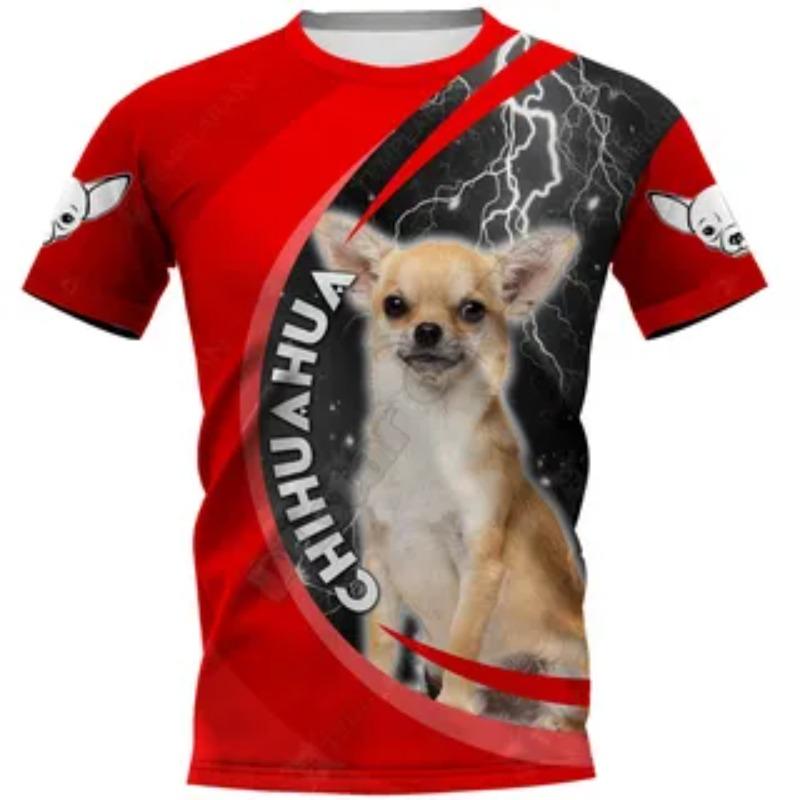 

2023 Summer Malinois 3D Printed T Shirts Women for Men Summer Casual Tees Short Sleeve T-shirts Short Sleeve Tops 6XL красный