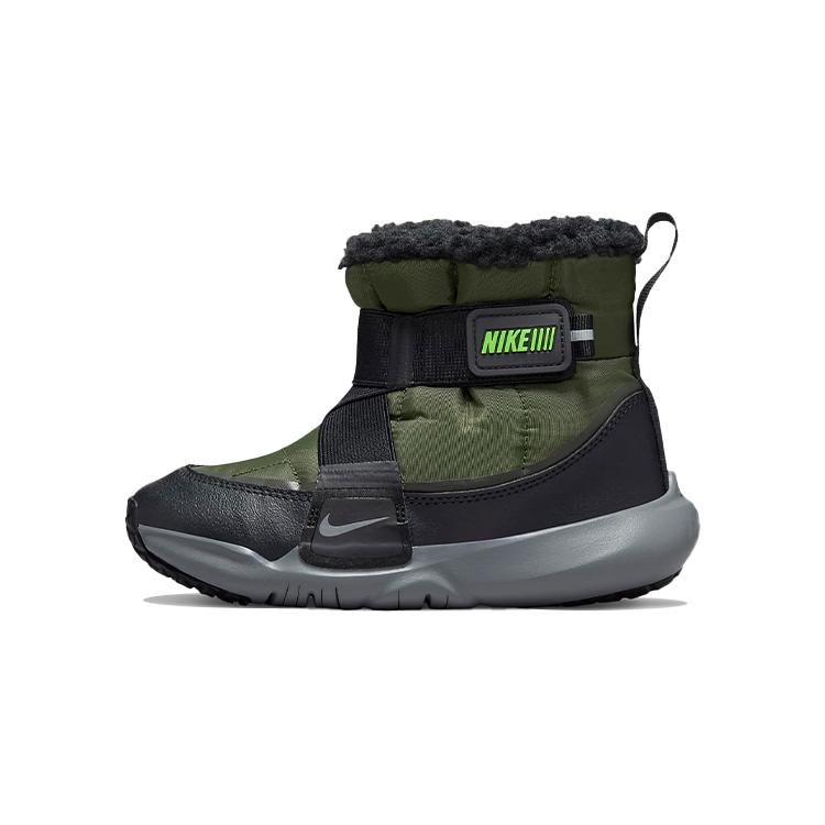 

Nike Flex Advance Boot Abrasion Resistant Waterproof Thermal Low Shaft Kids Boots Army Green DD0304-300 33.5