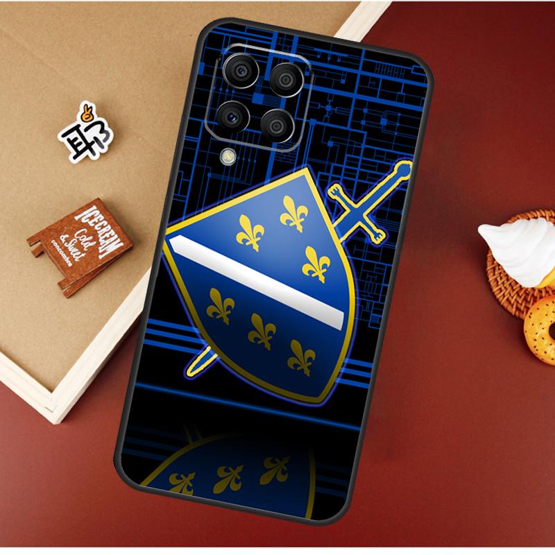 Bosnia and Herzegovina Flag Case For Samsung Galaxy M51 M31 M21 M11 M16 M36 M56 M53 M12 M32 M52 M15 M35 M55 M14 M34 M54