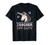 School Teacher Summer Unicorn Last Day of School T-Shirt