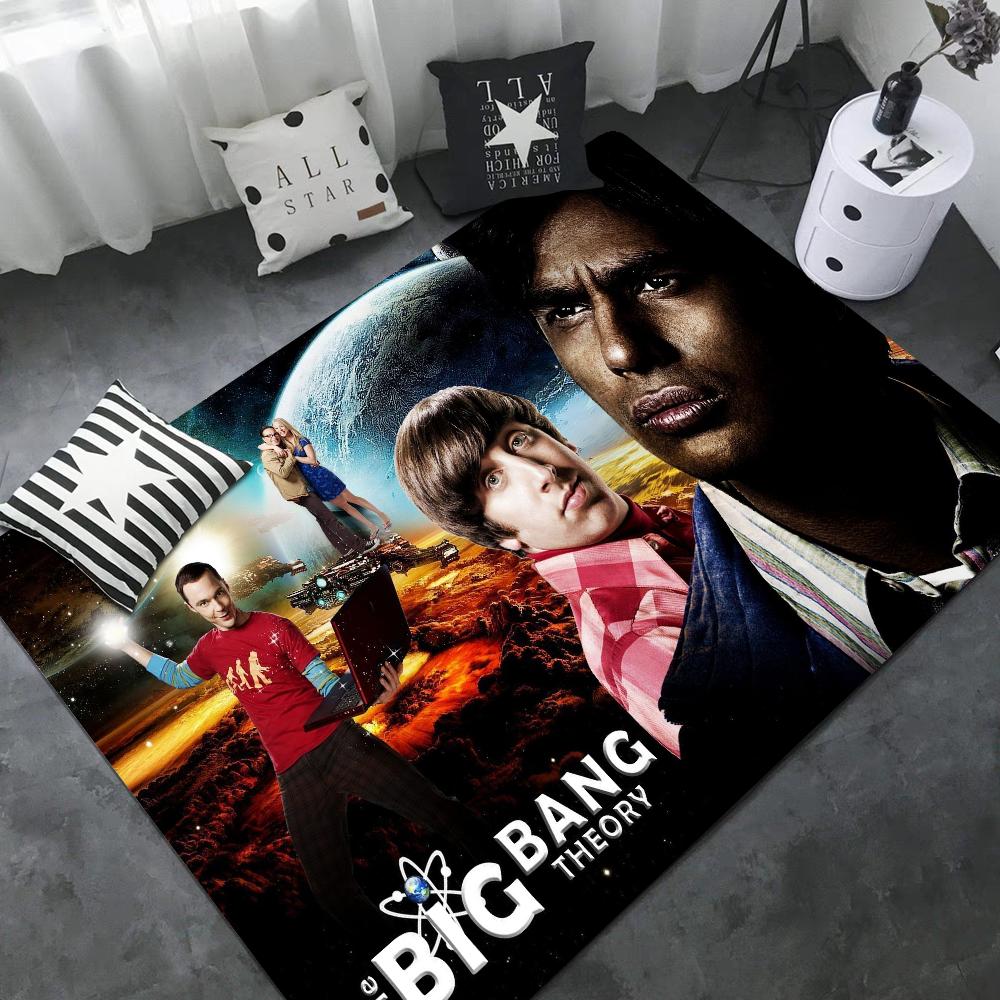 

The Big Bang Theory Bathroom Mat Retro Multiple Choice Living Room Kitchen Rug Non-Slip Bedside Mats 40x60cm