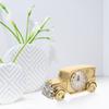 1Pcs Vintage Car Alarm Clock Creative Design Material Silent Precise Time Display Tabletop Room Decor Silver