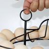 Helical Eggs Rack with Space Saving Design Holds 36 Eggs Includes Storage Box for Organized Refrigerator and Easy Kitchen Access