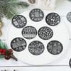 Winter Christmas Snowflake Nail Stamping Plates Stencils Molds Polish Templates Nail Stamp