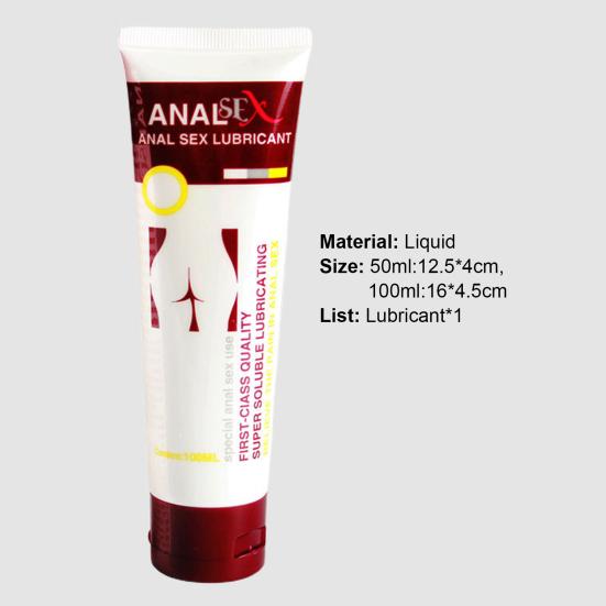 Lubrifiant personnel soyeux, compact, anti-douleur, lubrifiant sexuel anal pour hommes