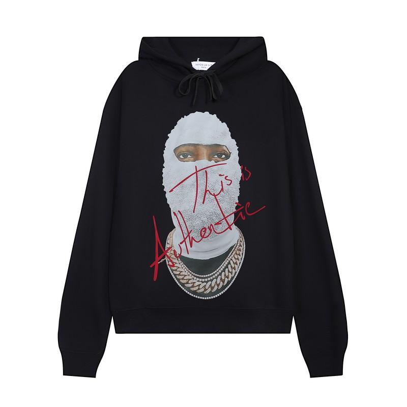 2025 new IH NOM UH NIT hooded sweater couple tide brand printing loose casual