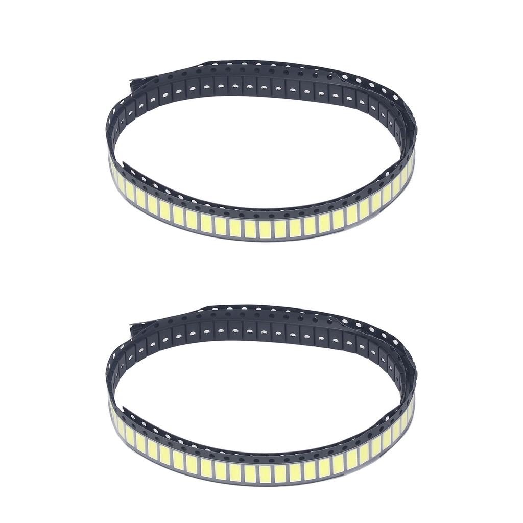 200Pcs White 6V SMD LED Light Bead Color Temperature 6000‑6500K LCD TV Backlight Bead